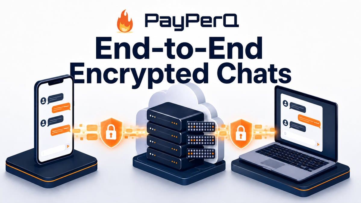 Introducing Passkey-Encrypted Chats - End-to-End Encrypted Conversation Sync on PayPerQ