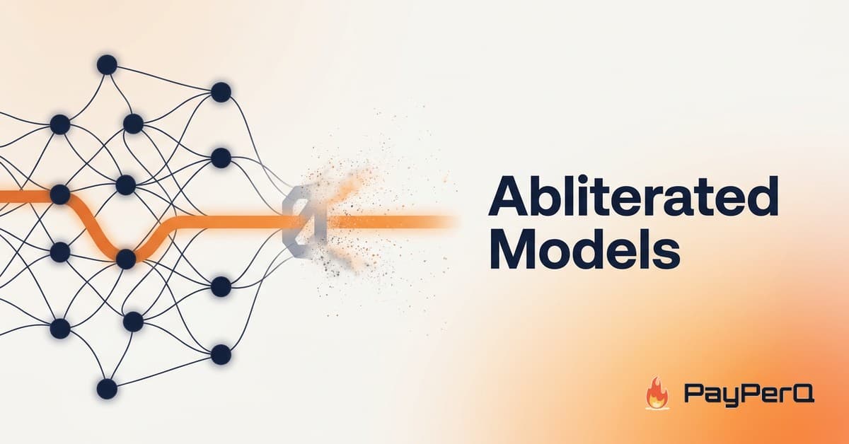 Abliterated Models on PayPerQ - GLM-5.3 and DeepSeek V4.1 Flash With the Refusals Removed
