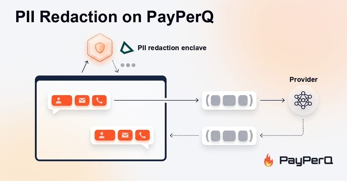 PII Redaction on PayPerQ: Keep Personal Data Away From AI Providers