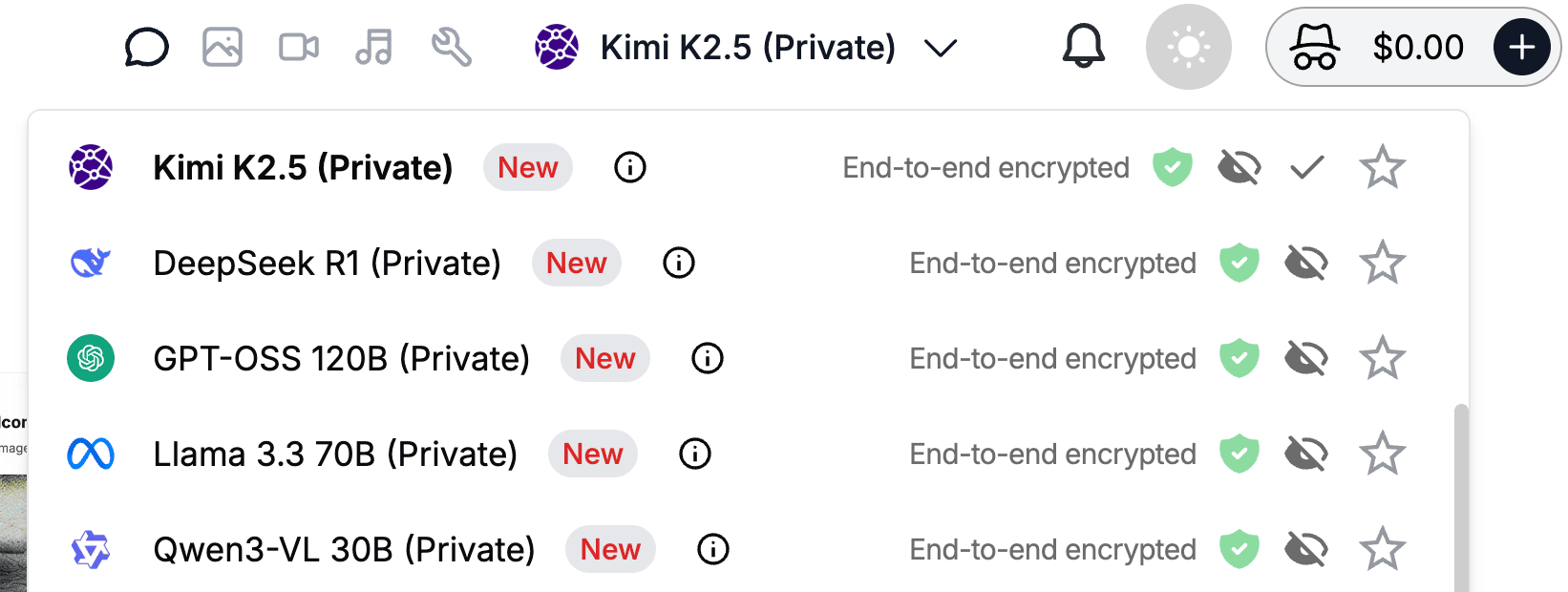Locate them in the models dropdown in the PayPerQ interface