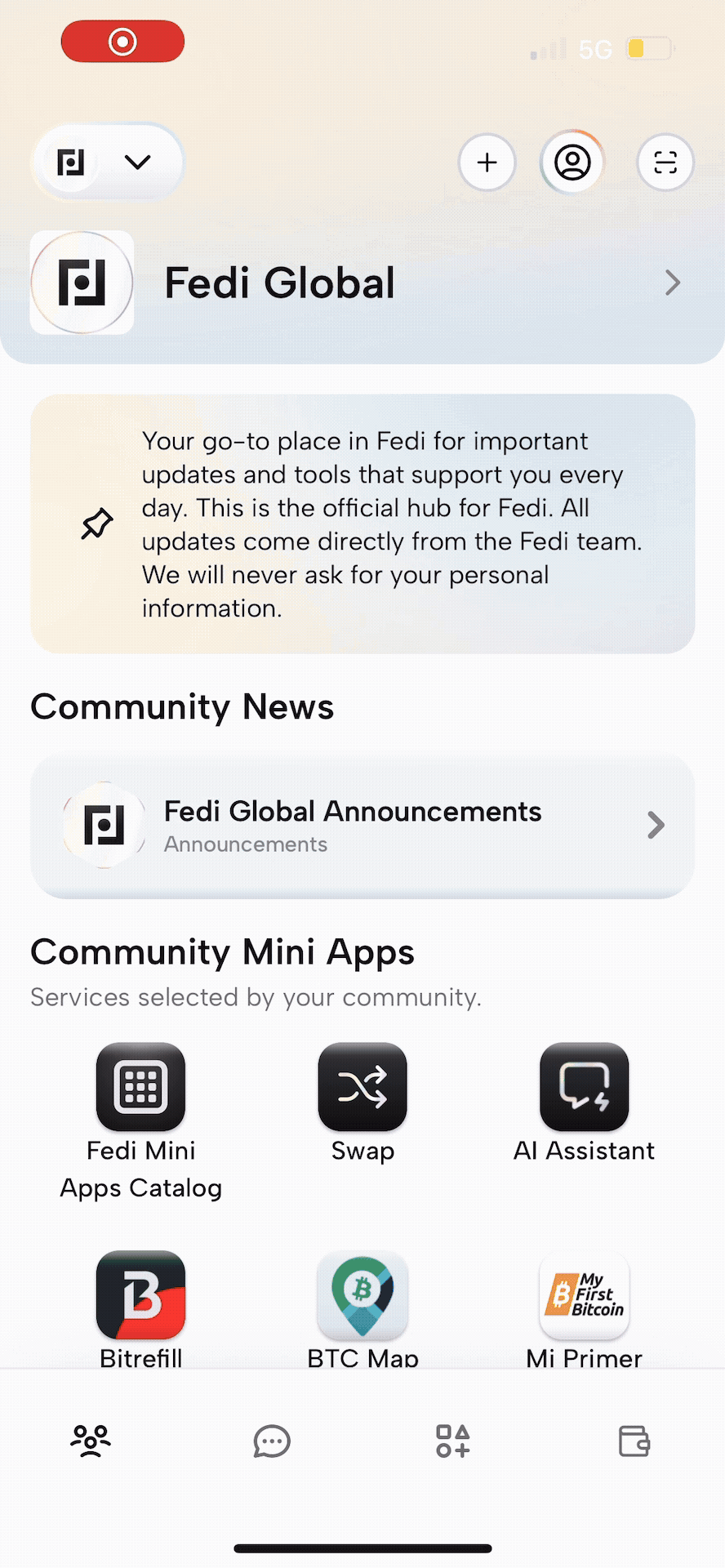 Fedi App Integration